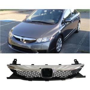 Front Bumper Grille for 2009-2011 Honda Civic 4-Door