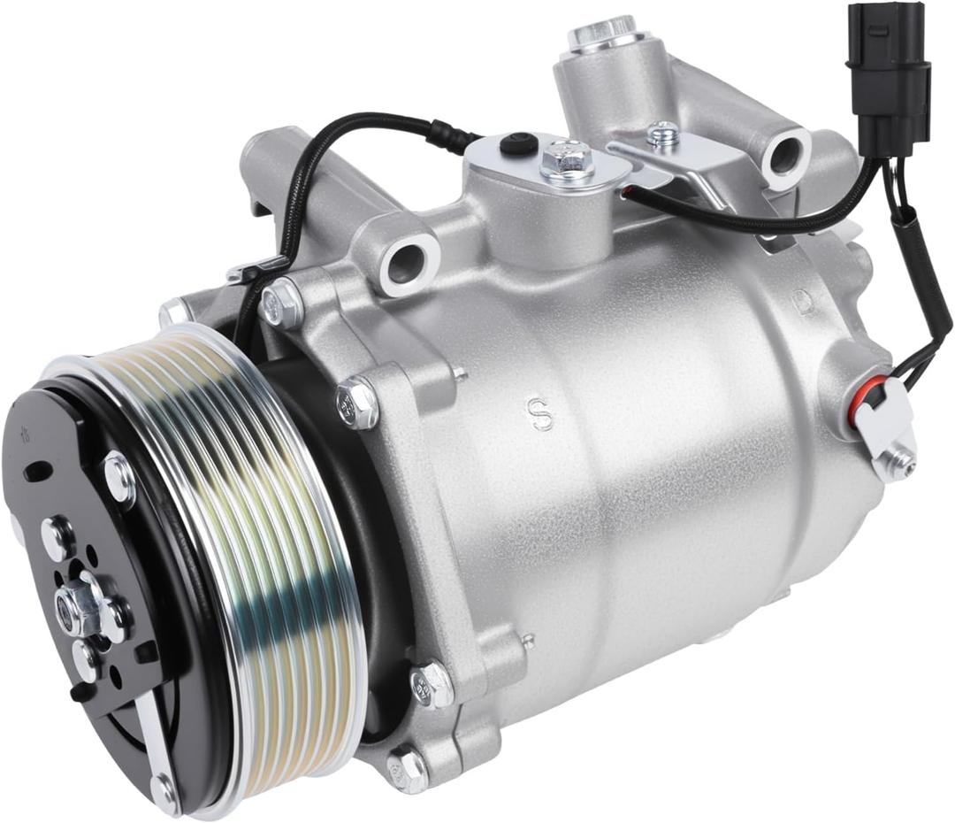 AC Compressor for 2007-2014 Honda CR-V 2.4L (for EX/EX-L/LX Models Only)/ 2012-2015 Civic 2.4L(Only for Si Models), for 2007-2012 RDX 2.3L, Replace for 38810RX0A01 38810RWCA03 38810RZYA01