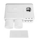 Compact Toothbrush Rack with Automatic Squeezer for Streamlined Bathroom Use