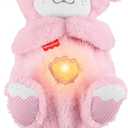 Fisher-Price Baby Toy Soothe n Snuggle Otter Plush, Pink Portable Sound Machine with Breathing Motion & Lights for Newborns Ages 0+ Months