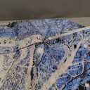 Avezano 8x6ft Winter Wonderland Backdrop Snowy Forest, Backdrop Holiday, Backdrops for Photoshoot, Winter Birthday Baby Shower Decorations, 94x71In, Blue