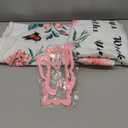 Chumia Baby Monthly Milestone Blanket for Baby Girl 59"x39" Floral Photo Prop Age Milestone Blanket with 2 Felt Floral Wreath Frame(Pink,Flower)