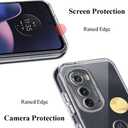 Unov Case Compatible with Motorola Moto Edge 2022 5G Clear with Design Soft TPU Shock Absorption Slim Embossed Pattern Protective Back Cover (Sierra Mountains)