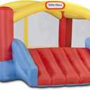 Little Tikes Jump 'n Slide Inflatable Bouncer Includes Heavy Duty Blower With GFCI, Stakes, Repair Patches, And Storage Bag, for Kids Ages 3-8 Years