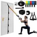 Slim Panda Door Anchor Strap for Resistance Bands | Multi Point Anchor Gym Attachment for Home Fitness, Door Resistance Bands for Workout, Strength Training