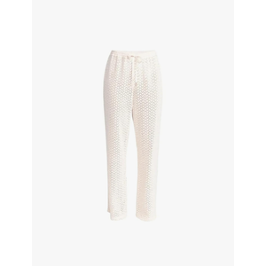 Roxy Women's Beach Flare Leg Casual Drawstring Elastic Waist Linen, Everyday Wear, Summer Pant Size S