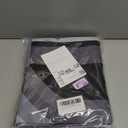 Black Gray Geometric Blackout Curtains for Bedroom, White Gray Modern Abstract Plaid Circle Room Darkening Curtain Thermal Insulated Window Drapes for Living Room, 2 Panels, 52x84 inches Length