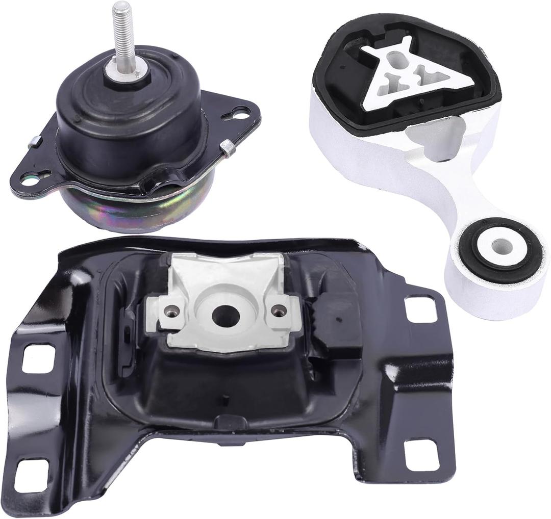 Engine Motor and Transmission Mount Kit Compatible with 2016-2019 Ford Explorer 2.3L L4 Turbocharged Automatic FWD Transmission,Replace OE A5634 BB5Z6038F A5917 FB5Z6068C A5875 BB5Z6038G 3pcs