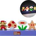 Paladone Super Mario Bros Icons Light, Sound Reactive Mode, Decorative Light Up Super Mario Figure Bedroom Accessories & Decor