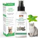 Cat Calming Spray with Natural Mint 150ml Pet Relaxant for Cats and Kittens Helps Reduce Stress, Anxiety & Unwanted Behavior Plant-Based Soothing Spray for Travel, Vets & Home Use