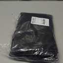 RYB HOME Short Black Curtains for Bedroom, Blackout Thermal Insulated Curtain Tiers Small Window Treatment Privacy Shades for Kitchen Farmhouse Closet, W42 x L36 inch, 2 Panels