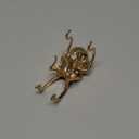 Metal Octopus Cuttlefish Figurines Statue Desk Stand for Phone Bracket Pen Spectacles Holder Car Ornaments Home Decor Crafts (Gold)