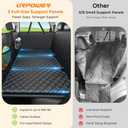 URPOWER Back Seat Extender for Dogs, Large Hard Bottom Dog Car Seat Cover