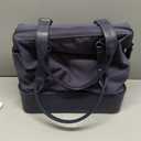 Travel Duffel Bag,Sports Tote Gym Bag,Shoulder Weekender Overnight Bag for Women, Navy blue