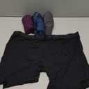 DAVID ARCHY Men's Underwear Ultra Soft Modal Dual Pouch Trunks Ball Pouch Bulge Enhancing Boxer Briefs for Men 3 or 4 Pack (B2, Black/Charcoal/Navy/Merlot - 6.5" in 4 Pack)