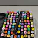 belleza suprema 101 Colors Alcohol Markers Dual Tips Permanent Art Marker Pen for Adult, Alcohol-Based Highlighter Pens Sketch arts set for Coloring,Painting, Sketching and Drawing with Carrying Case