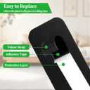 Ceiling Fan Filters for Blades, 3 Pcs Activated Coconut Shell Carbon Ceiling Fan Air Purifier Pads,Fibrous Carbon Fan Air Purifier Pads