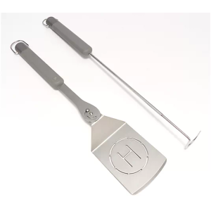 Henning Lee 2-Pc Grilling Pivot Spatula & Meat Hook Tool Set