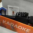 BONAOK Wireless Bluetooth Karaoke Microphone,3-in-1 Portable Handheld Karaoke Mic Speaker Machine Home Party Birthday for All Smartphones Q37 (Black)