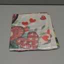 AVOIN colorlife Valentines Day You Will Forever Be My Always Garden Flag 12x18 Inch Double Sided Outside, Love Heart Floral Cross Yard Outdoor Flag