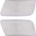 NewYall Pack of 2 Clear Left Driver and Right Passenger Side Headlight Headlamp Lens Cover for Volkswagen MK4 Jetta/Bora 1999-2005