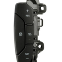 Steering Wheel Cruise Control Switch D1957E Fit for Chevy 2007-2013 Silverado Suburban Tahoe Avalanche GMC Sierra Yukon Denali 2008-2009 Cadillac Escalade, Replace 15819309