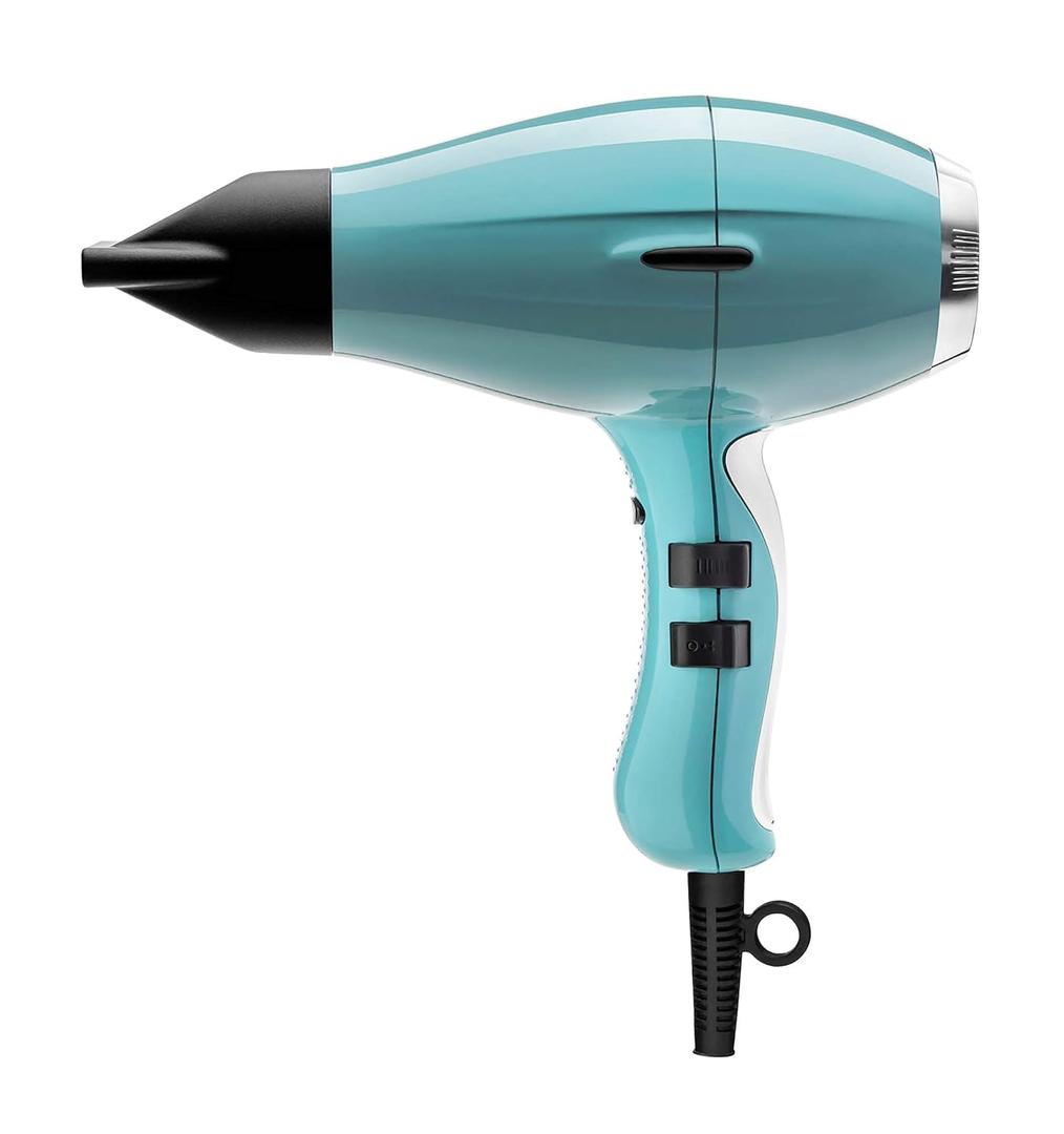 Elchim 3900 Healthy & Light Ionic Professional Dryers, Lightweight with 2 Concentrators Included, Multiple Color Options (Retro Light Blue)