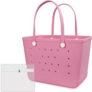 Extra Large Rubber Tote Bag Beach Bag, Washable Durable Open Beach Tote Bag, Travel Totes Bag for Pool Boat Sports | Beach Bag, Washable, Durable, Open Beach, Travel Totes Bag, Pool