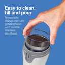 Hamilton Beach Fresh Grind Electric Coffee Grinder for Beans, Spices and More, Stainless Steel Blades, Removable Chamber, Makes up to 12 Cups, White