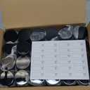 48 Pack 2 Oz Plastic Container Jars with Lids BPA Free, Empty Round Clear Cosmetic Containers Plastic Slime Jars for Lotion, Cream, Ointments, Samples, Makeup, Travel Storage