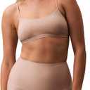 Calvin Klein womens Shapewear Second Skin Smoothing High-waist Mid-thigh Short (Large, Cedar)