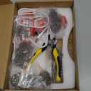 Upgraded 220W Cordless Plastic Welder, 1000PCS Staples, USB Rechargeable Cordless Car Bumper Repair Kit with 5000mAh Battery,Hot Stapler Kit, Plastic Welding Kit, Plastic Repair Kit