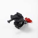 Metal V-Mount Lock Battery Adapter with Clamp Compatible with DSLR Camera Battery, Lightweight Rod Clamp for Tripod 25-55MM