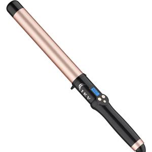 1 1/4 Inch Curling Wand Ceramic Long Barrel,1.25 Inch Curling Wand Iron for Long Hair,Dual Voltage Hair Curling Wand