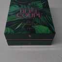 Vintage Flamingo Belle Coupe Glasses for Cocktails and Champagne | Set of 4 | 12 oz Crystal Retro Style Stemmed Saucers for Elegant Bar Drinks | Tropical Glassware Collection