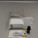 Waterless Diffuser for Essential Oil, Battery Operated Scent Air Aromatherapy Diffuser, Mini Aroma Diffusers with 3 Intermittent Mist Modes, Cycle Start for 400-700 sq.ft Home Office Bedroom. (White)