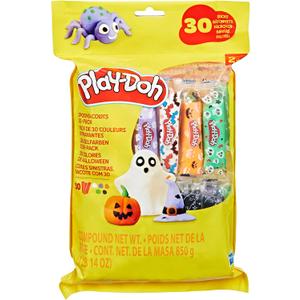 PLAY-DOH 30 Pack Spooky Colors, Individually Wrapped 1 Ounce Sticks for Halloween, Trick or Treat, or Fall Seasonal Arts & Crafts for Kids 2+