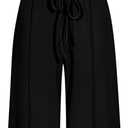PRETTYGARDEN Women's Summer 2 Piece Loungewear Set Cropped Tank Top Wide Leg Sweatpants Tracksuit Casual Outfits (S)