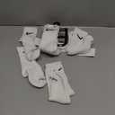 Nike Kids' 6-Pack Performance Socks (XX-Small, White)