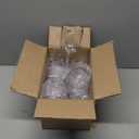 US Acrylic Stackable 8 ounce Plastic Wine Stems in Clear | Set of 8 Reusable, BPA-free, Made in the USA, Top-rack Dishwasher Safe