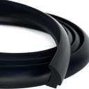 RV Window Rubber Seal Strip, Thicken 1/2'' x 1/4'' Window Locking Gasket, Window Edge Weatherstrip for Automotive, Camper, Boat, Truck and Van, 13Feet (4 Meter)