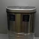 Ninestars DZT-70-R3 Motion Sensor Trash Can, Extra Large, Silver, Non Stick