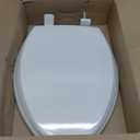 Bemis 1500EC 390 Lift-Off Wood Elongated Toilet Seat, Cotton White (Pack of 1)