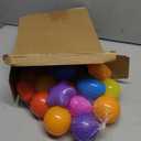 Rainbow Star Ball Pit Balls for Baby Ball Pit, Plastic Pit Star Balls, BPA Free Crush Proof Star & Round Shape Balls for Ball Pit