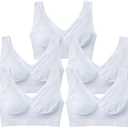 Hiking Gril Women's Comfort Wirefree Bralette Unpadded Sleep Yoga Bra, L