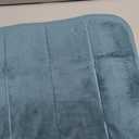 Yimobra Teal Bath Mat 31.5x20 Inch, Super Soft Absorbent Memory Foam Bathroom Rug Non Slip, Quick Dry, Machine Washable Floor Carpet for Tub Shower, Home Decor Accessories