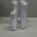 JOLLY CHEF 12 oz Clear Plastic Cups,Heavy-duty Party Glasses, Disposable Plastic Cups for Halloween,Thanksgiving Day, Christmas Party