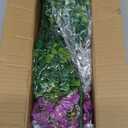 Artificial Flowers Fake Plants for Outdoors Spring Decoration, 13Bundles Silk Realistic UV Resistant Faux Flowers for Outside Planter Porch Yard Patio Garden Home Indoor, Purple