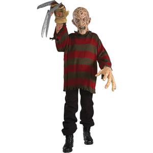Rubie's mens Creature Reacher Deluxe Oversized Mask and Costume, Freddy Krueger, Standard XXL