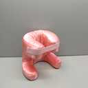 Face Pillow for Wrinkles, Anti Wrinkle Pillow for Beauty Sleep, Ergonomic Beauty Cervical Pillow with Cooling Silk Pillow Covers(Pink)